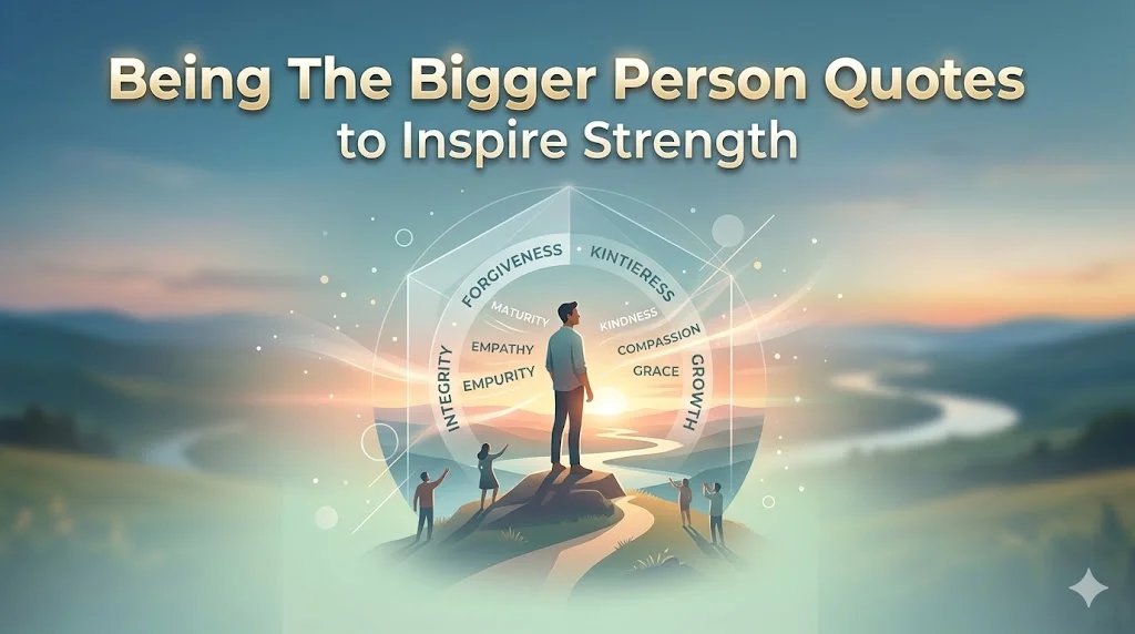 Being The Bigger Person Quotes