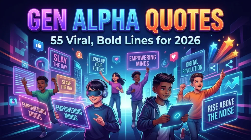 Gen Alpha Quotes