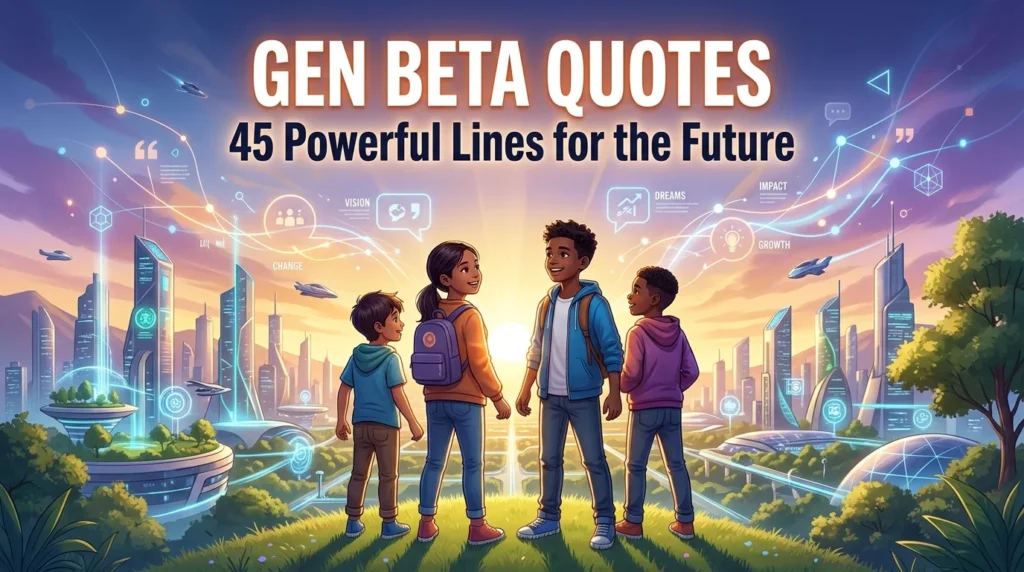 Gen Beta Quotes