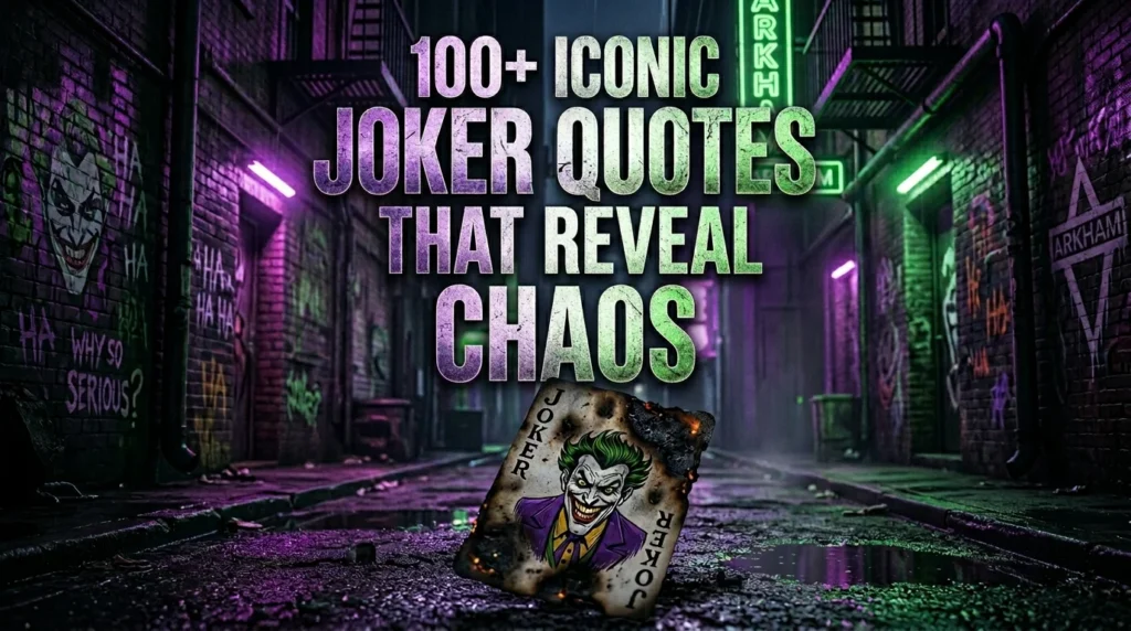 Joker Quotes